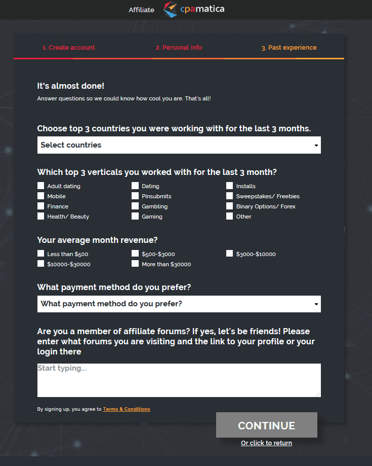 CPAmatica Review Global Partner Network Affiliate Ninja Club